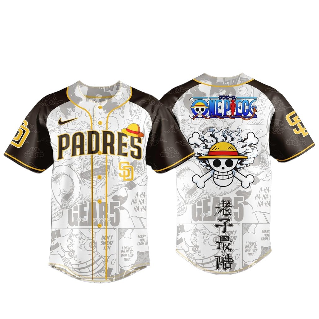 Baseball Team x One Piece Night 2026 Game Baseball Jersey