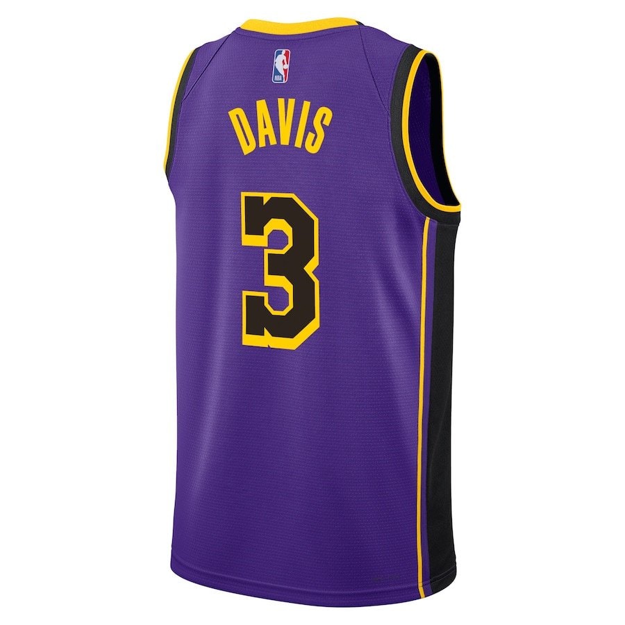 Anthony Davis 3 Los Angeles Lakers Unisex Swingman Jersey Statement Edition Purple
