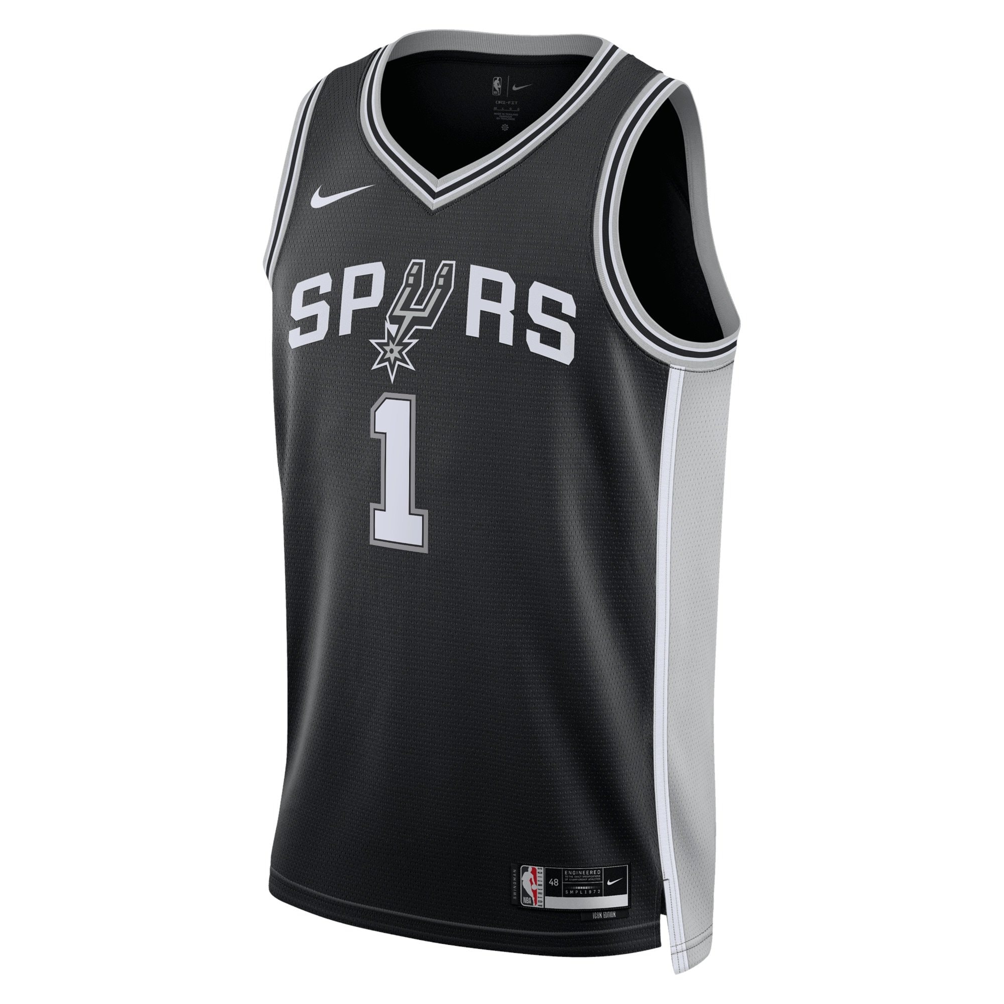 San Antonio Spurs Victor Wembanyama Icon Swingman Jersey Mens Multicolor
