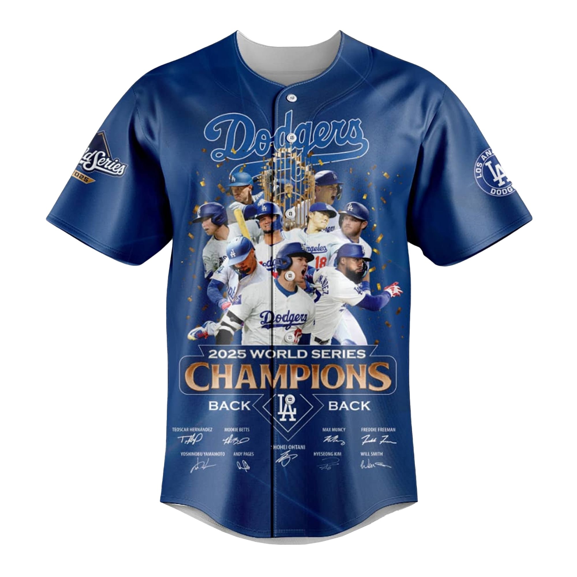 Baseball Team 2025 Sports Event Champions Back 2 Back Baseball Jersey