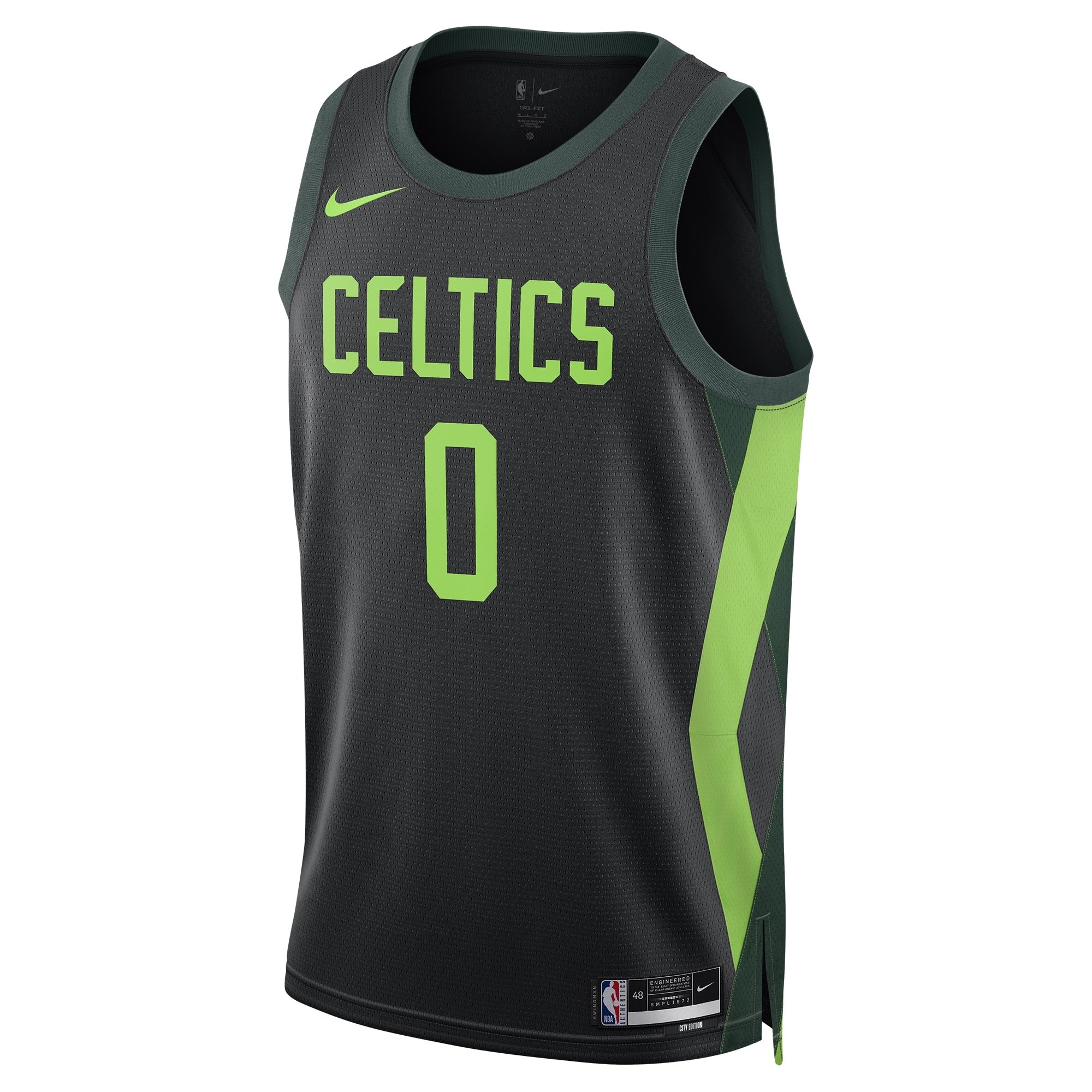 Boston Celtics City Edition Jayson Tatum Swingman Jersey Mens S-3XL Multicolor