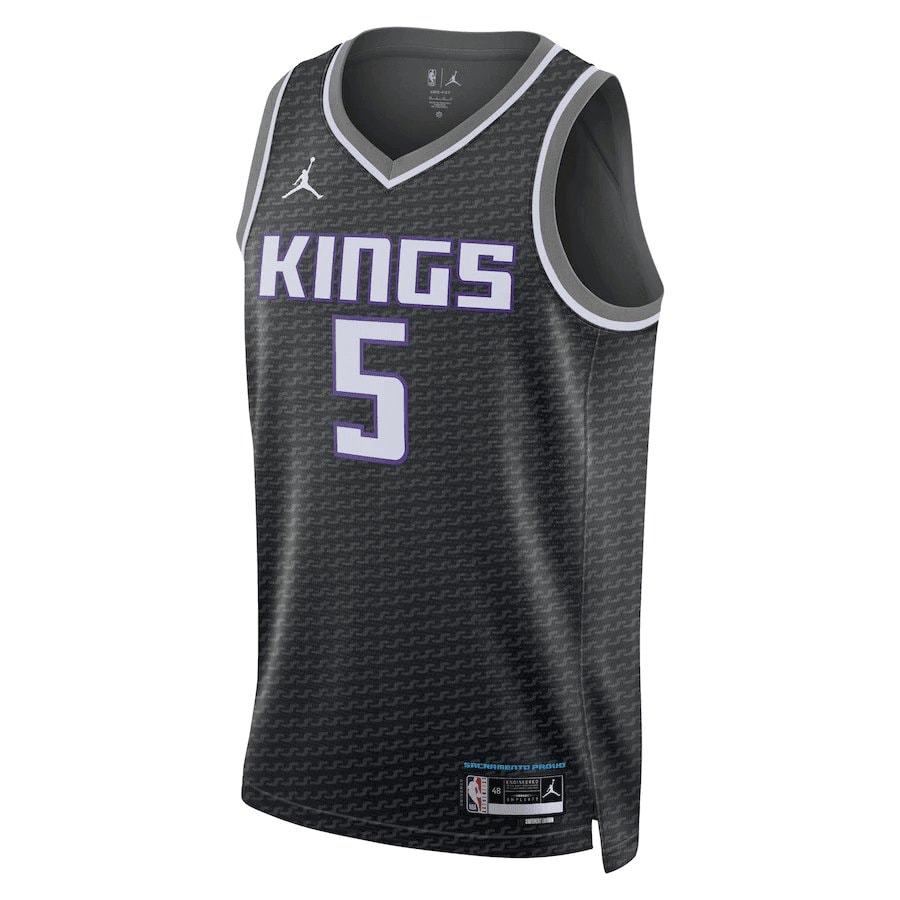De'Aaron Fox 5 Sacramento Kings Statement Edition Swingman Jersey - Black