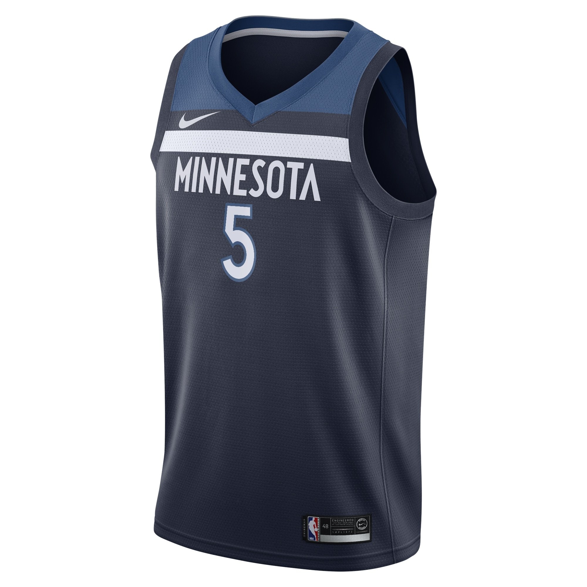 Minnesota Timberwolves Icon Edition Swingman Jersey Navy Anthony Edwards Youth