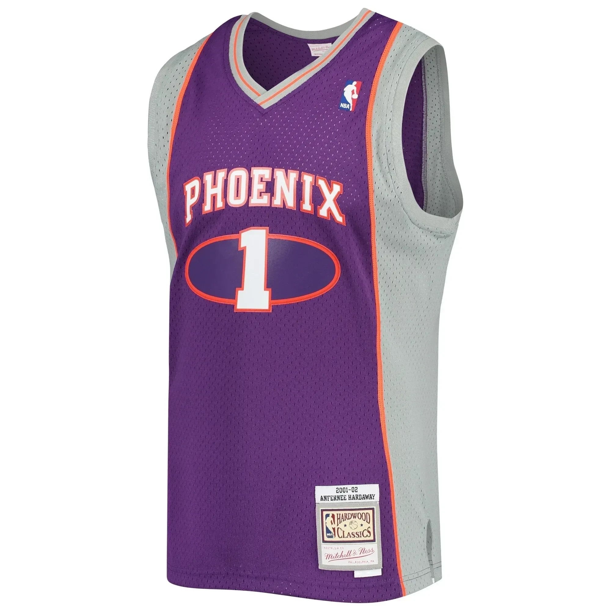 Penny Hardaway Phoenix Suns Mitchell Ness 2001-2002 Hardwood Classics Swingman Jersey - Purple
