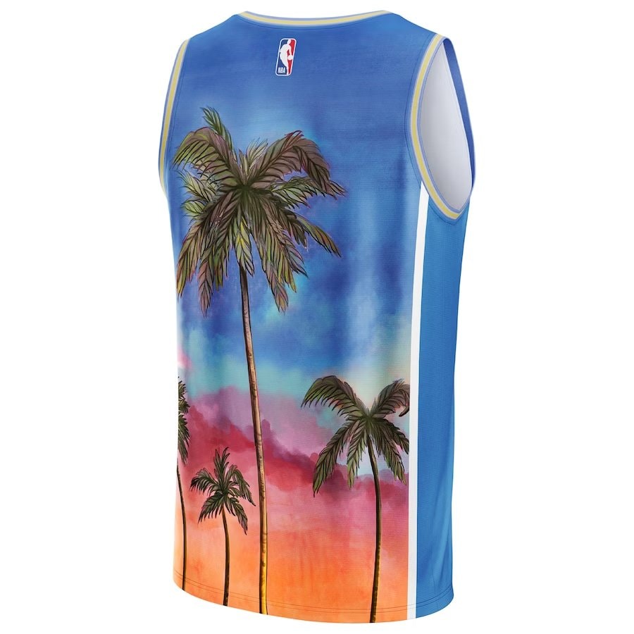 Miami Heat NBA & KidSuper Studios Unisex Hometown Jersey - Blue