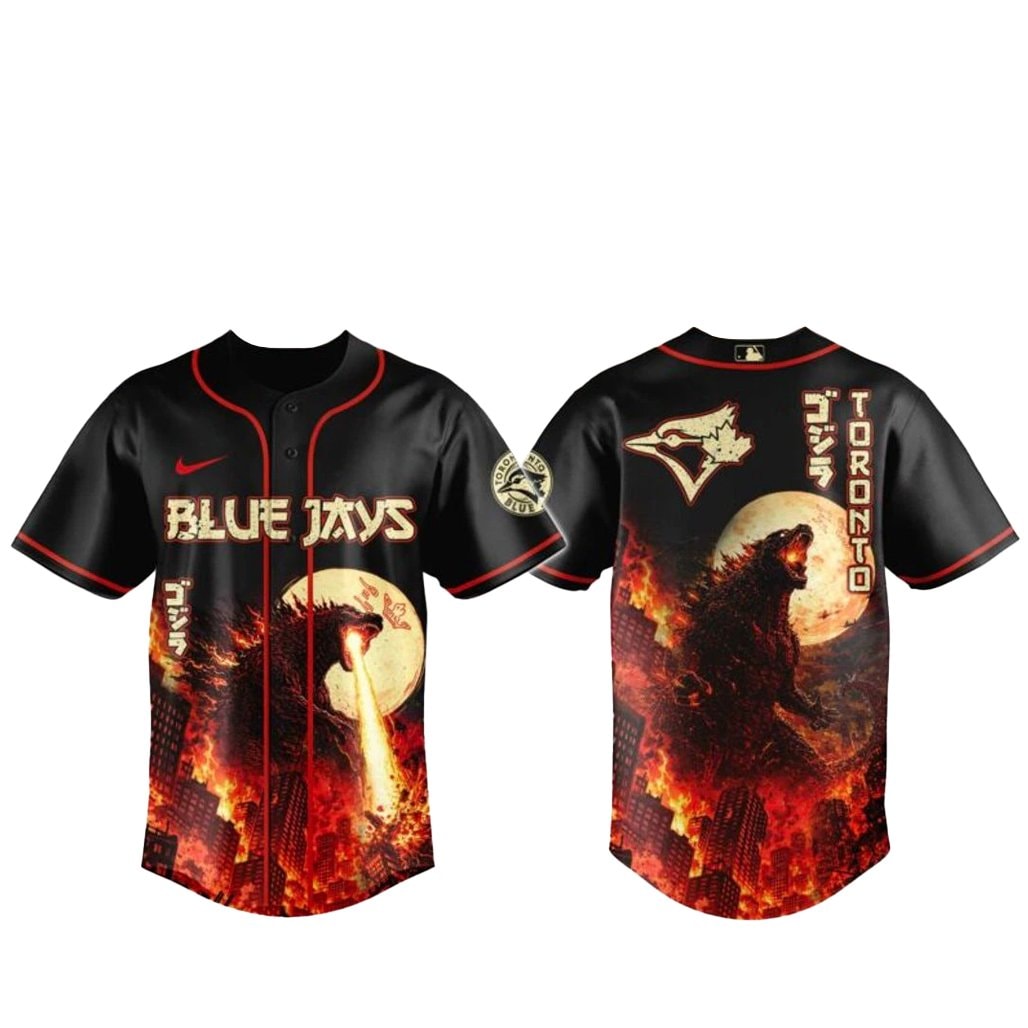 Baseball Team x Godzilla King of Monsters Baseball Jersey