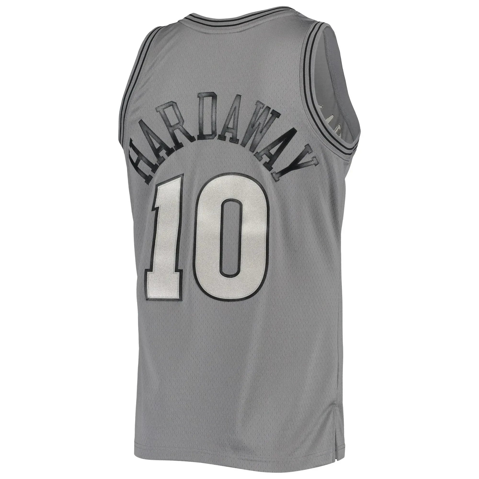 Tim Hardaway Golden State Warriors Mitchell & Ness Hardwood Classics 1990/91 Charcoal Swingman Jersey