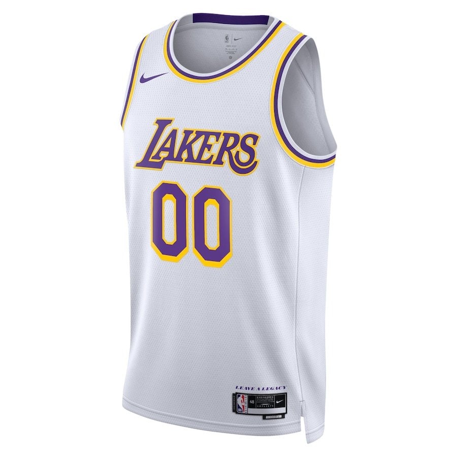 Los Angeles Lakers 2023/24 Association Swingman Custom Men Jersey White