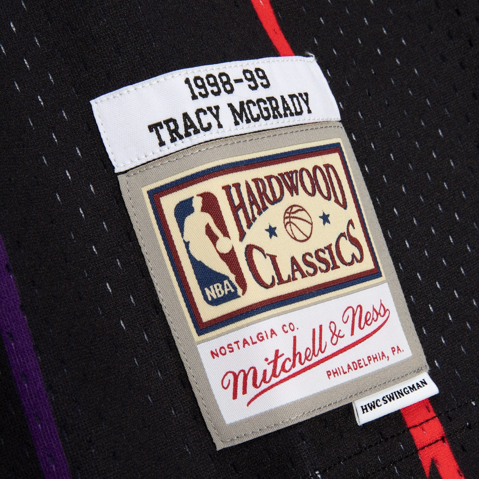 Tracy Mcgrady Toronto Raptors Mitchell Ness 1998-99 Hardwood Classics Reload 2.0 Swingman Jersey - Black