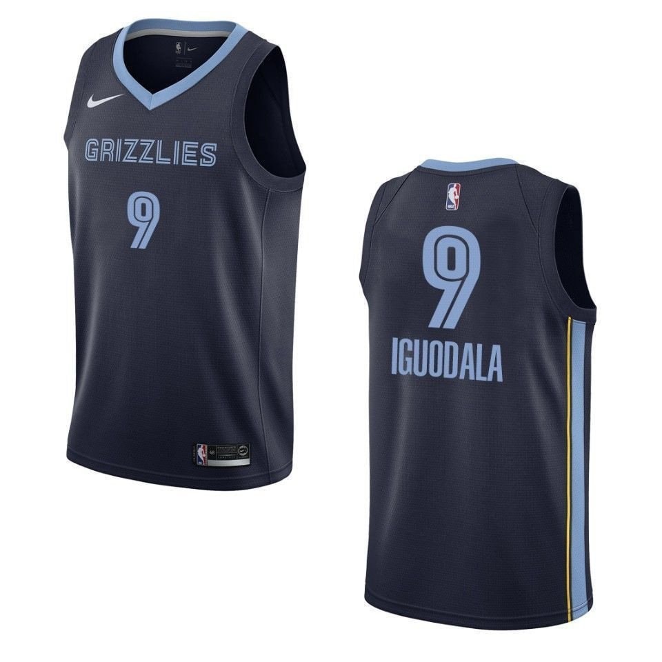 Men's Basketball Team 9 Andre Iguodala Icon Swingman Jersey - Navy