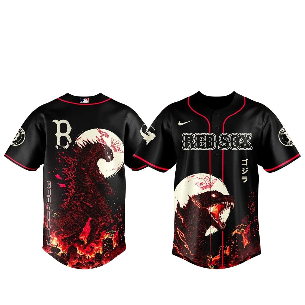 Baseball Team x Godzilla Minus Zero Baseball Jersey