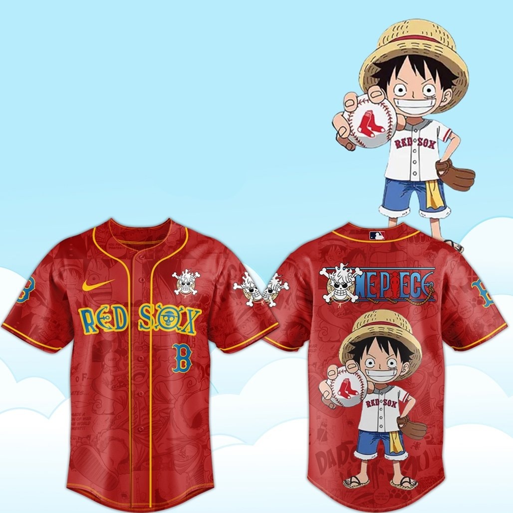 Baseball Team x One Piece Luffy 2026 Baseball Jersey