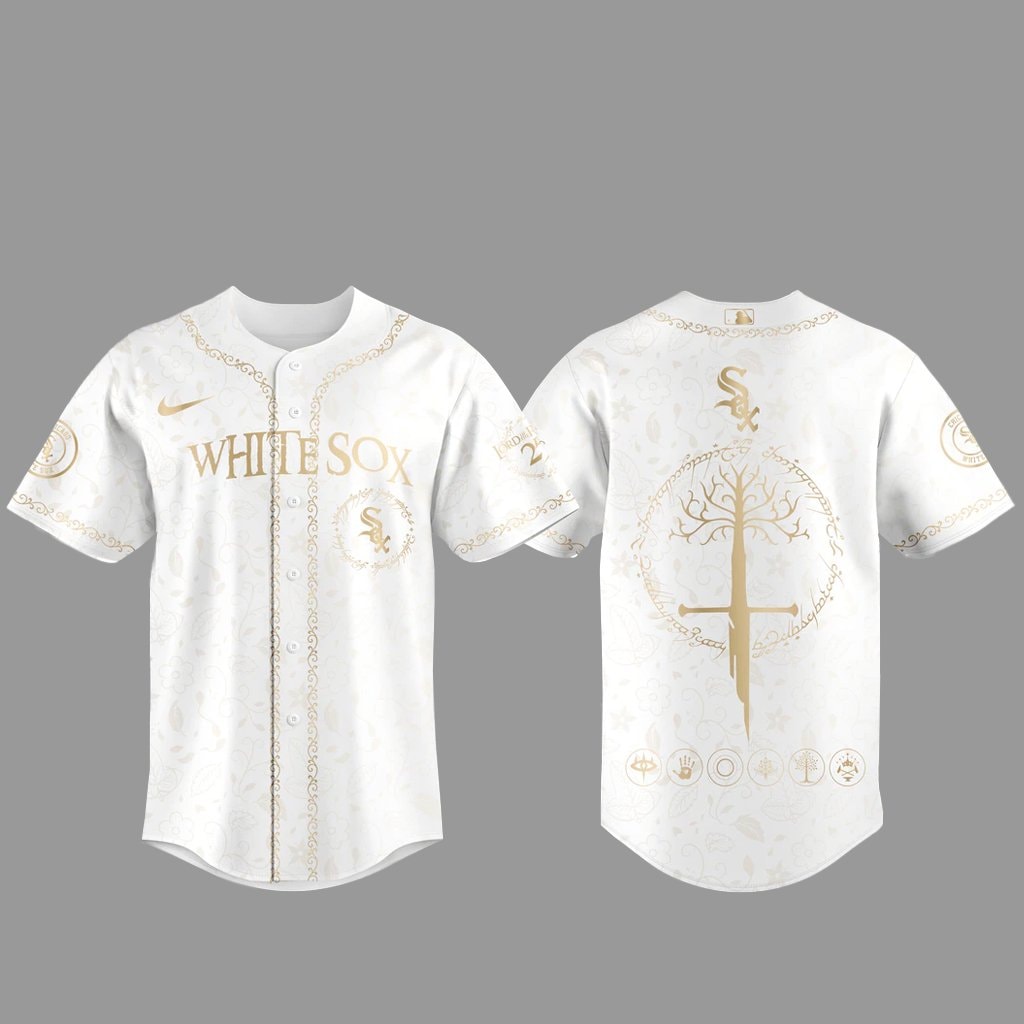 Baseball Team The Lord of The Rings 2026 Night White Baseball Jersey