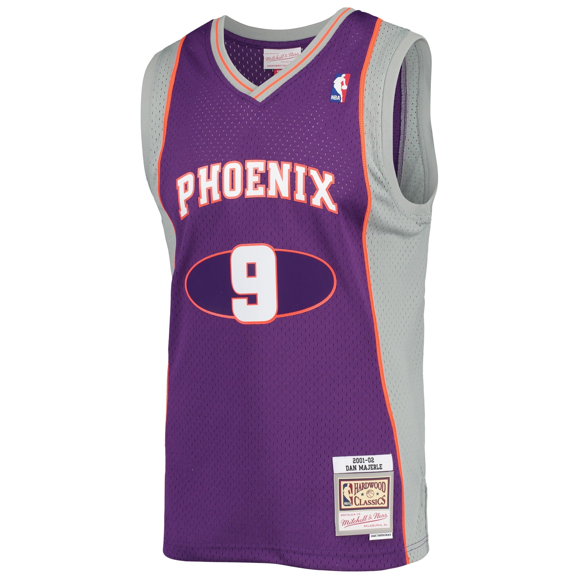 Men's Mitchell & Ness Dan Majerle Purple Phoenix Suns 2001-02 Hardwood Classics Swingman Jersey