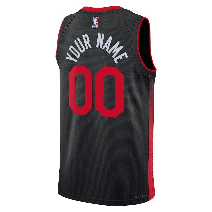 Miami Heat 2023/24 City Edition Swingman Custom Jersey Black Unisex
