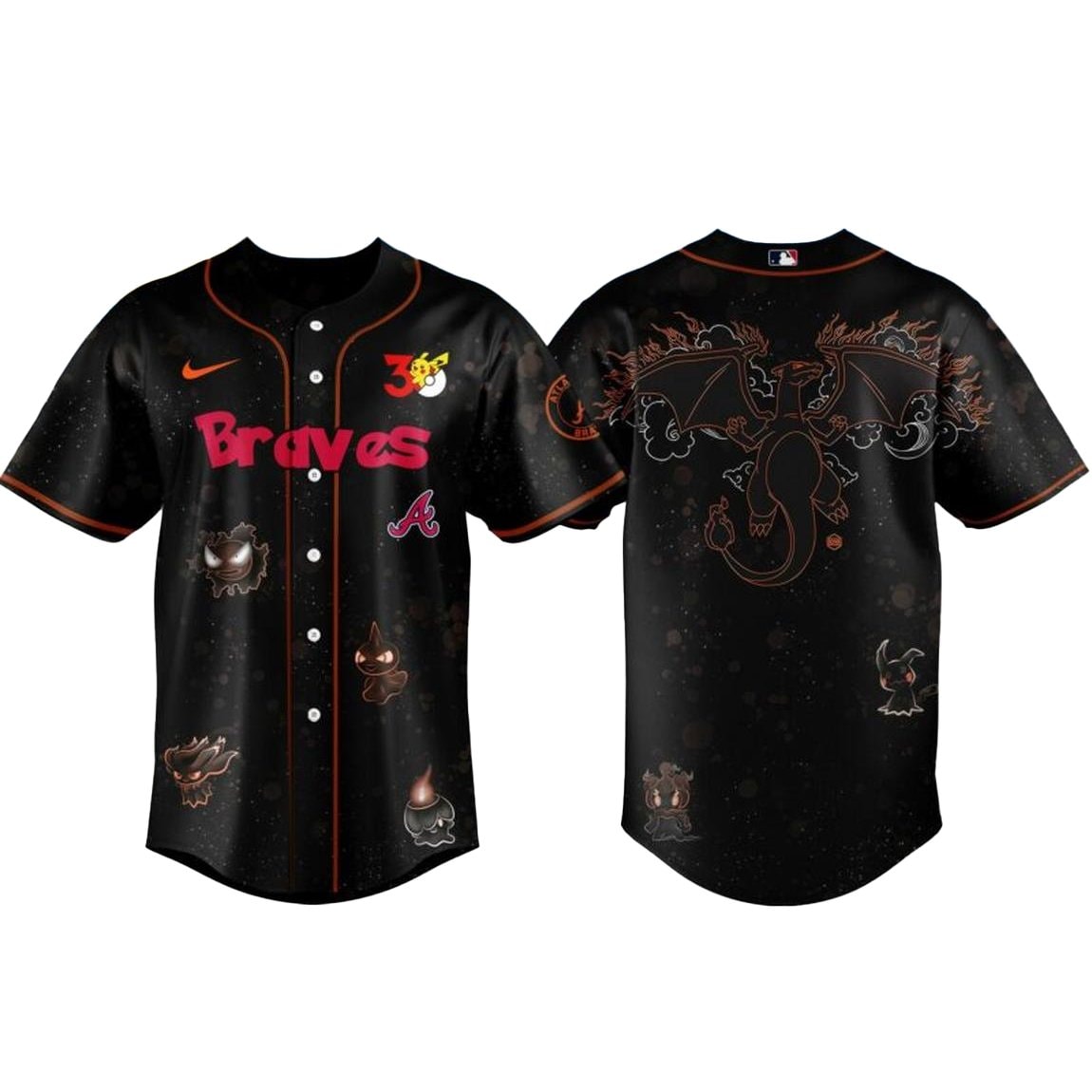 Baseball Team Pokemon 30th Anniversary 1996-2026 Baseball Jersey