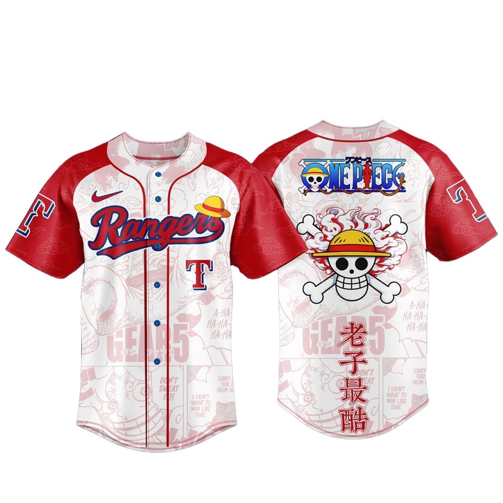 Baseball Team x One Piece Night 2026 Game Baseball Jersey