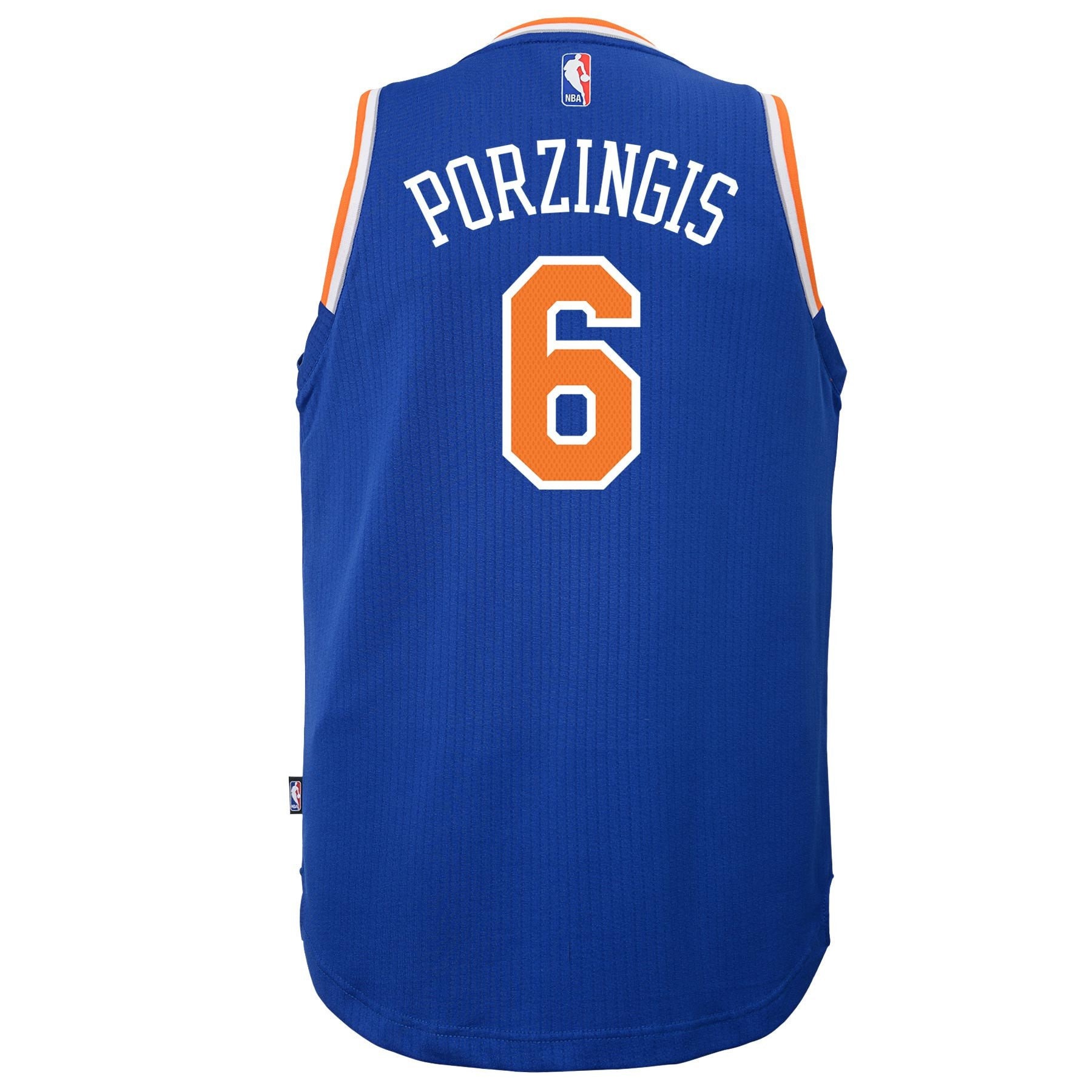 Kristaps Porzingis New York Knicks Youth Road 2014-2015 Swingman Jersey - Blue