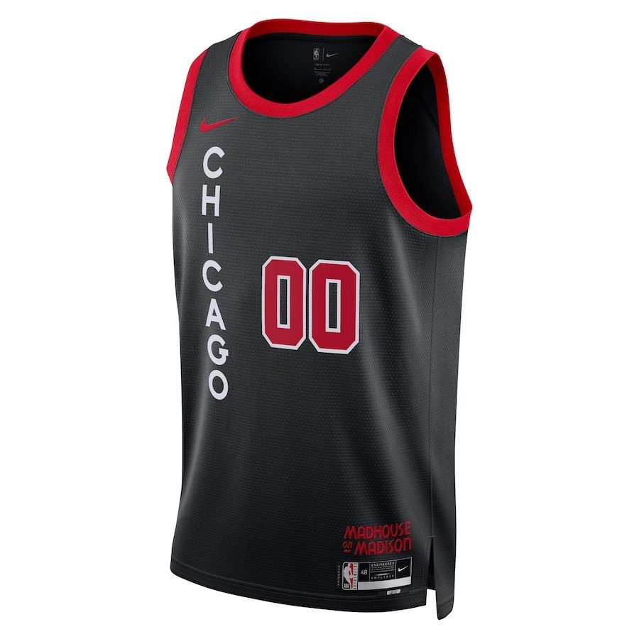 Chicago Bulls 2023/24 Swingman Jersey Customized City Edition Black Unisex