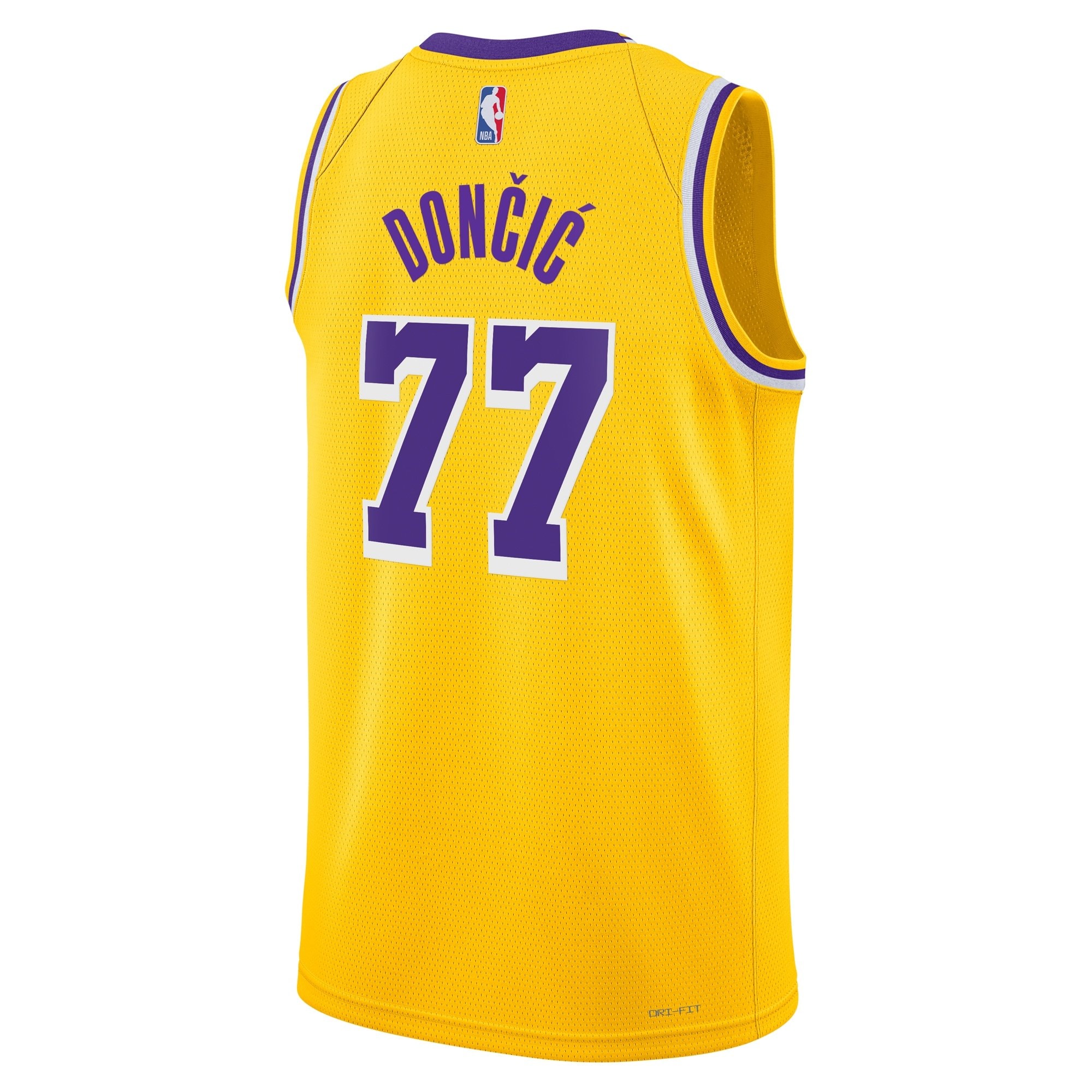 Los Angeles Lakers Icon Edition Swingman Jersey Gold Luka Doncic Unisex