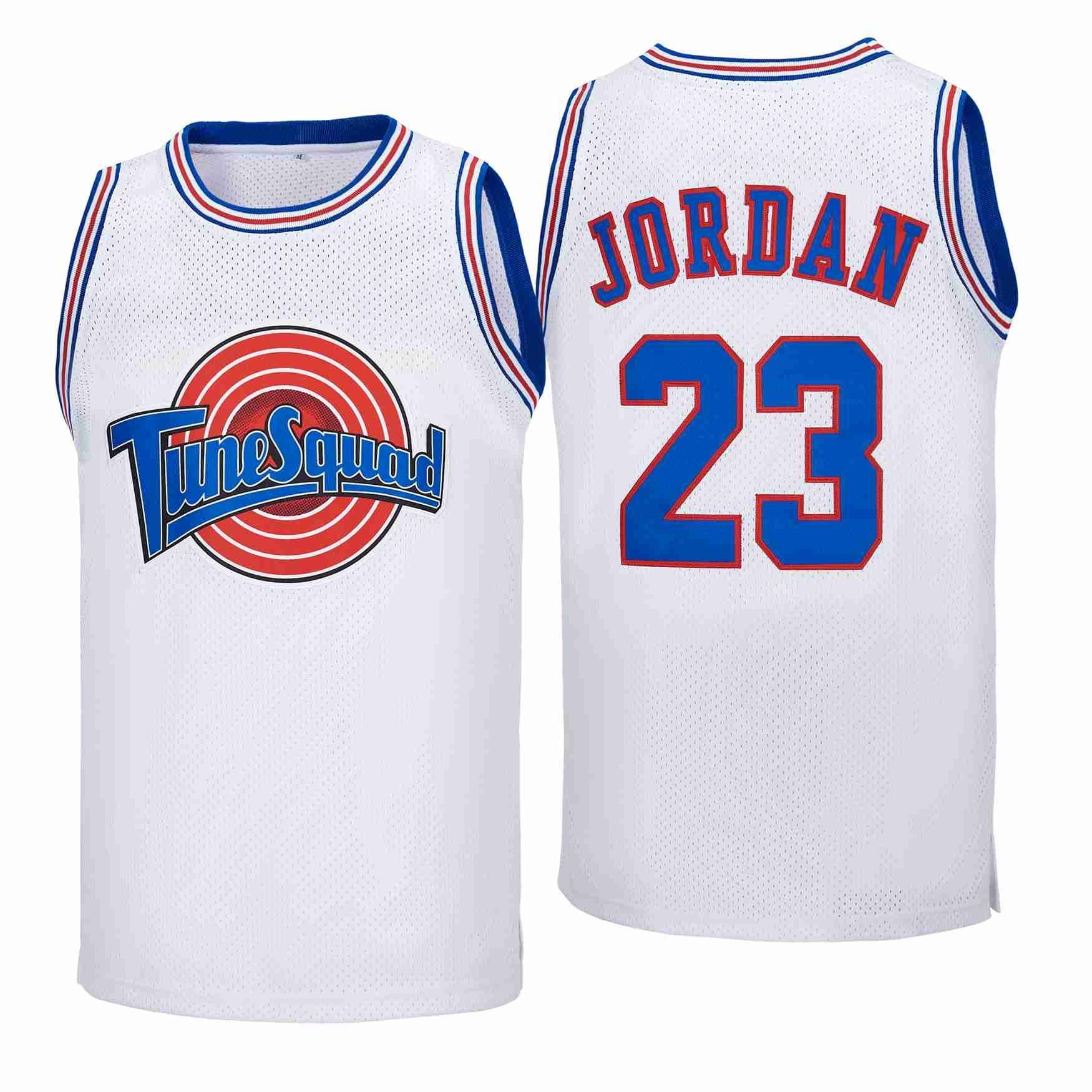 Jordan 23 Tune Squad Space Jam Swingman Jersey White Multicolor Unisex