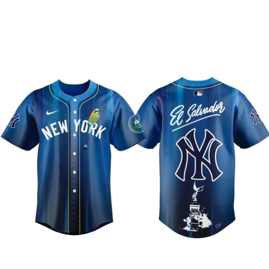 Baseball Team Salvadoran Heritage Day 2026 Baseball Jersey