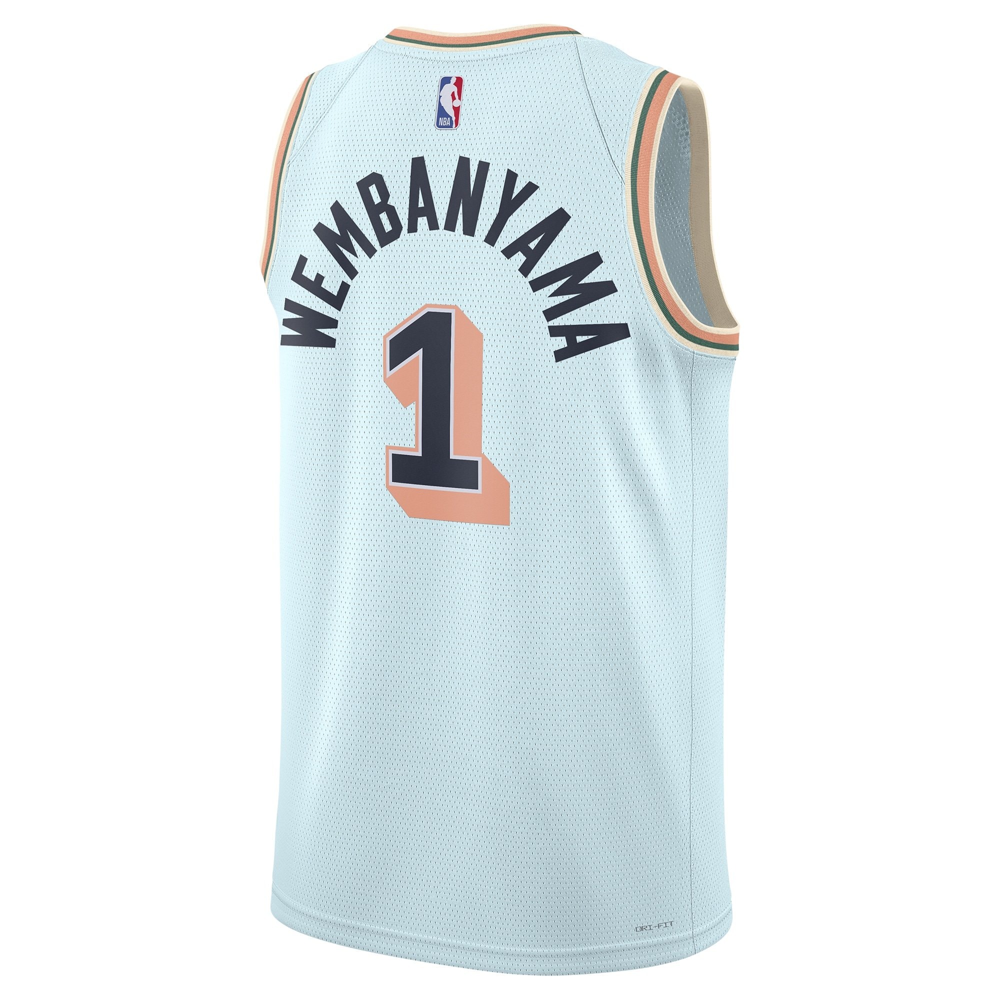 San Antonio Spurs City Edition Swingman Jersey Victor Wembanyama Mens Multicolor