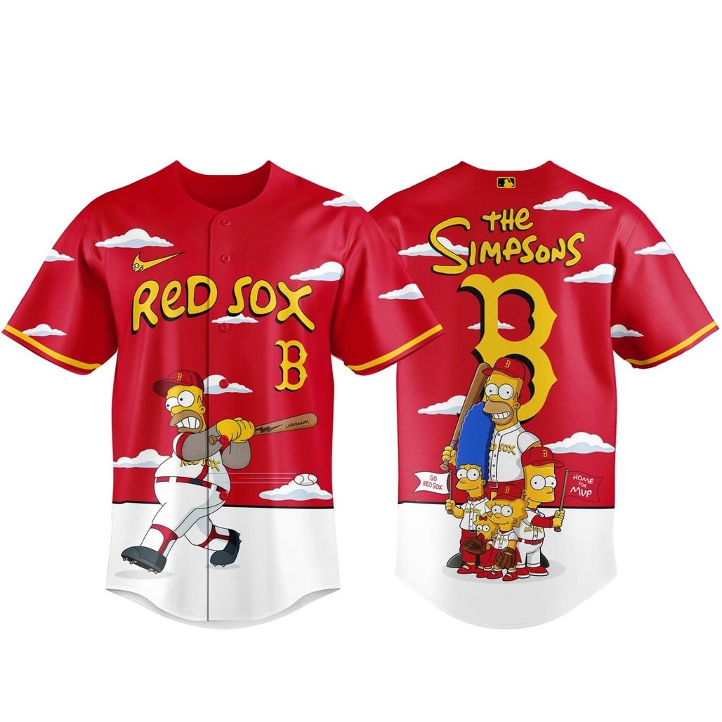 Baseball Team x The Simpsons 2026 Major Gameday Baseball Jersey