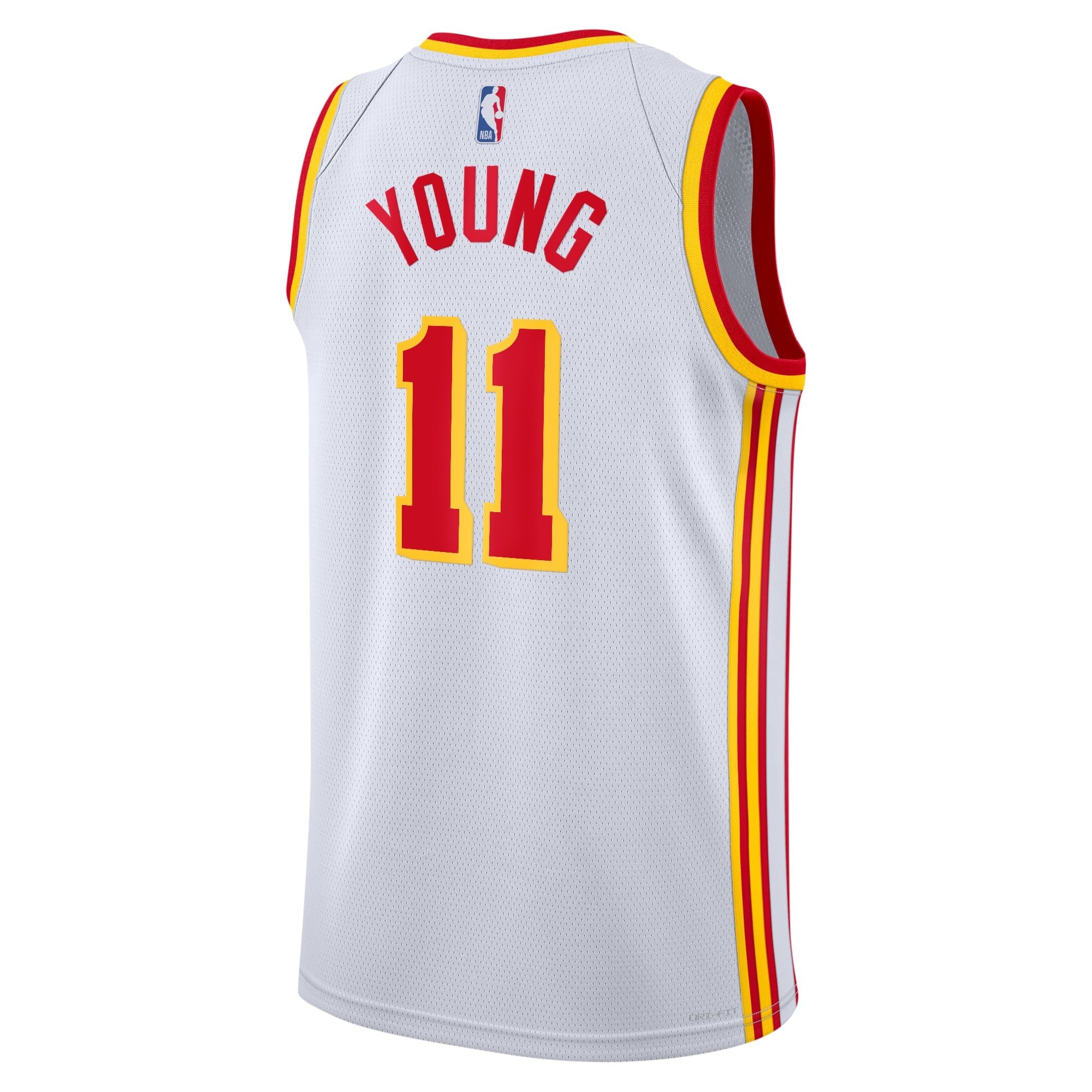 Atlanta Hawks Association Swingman Jersey White Trae Young Youth