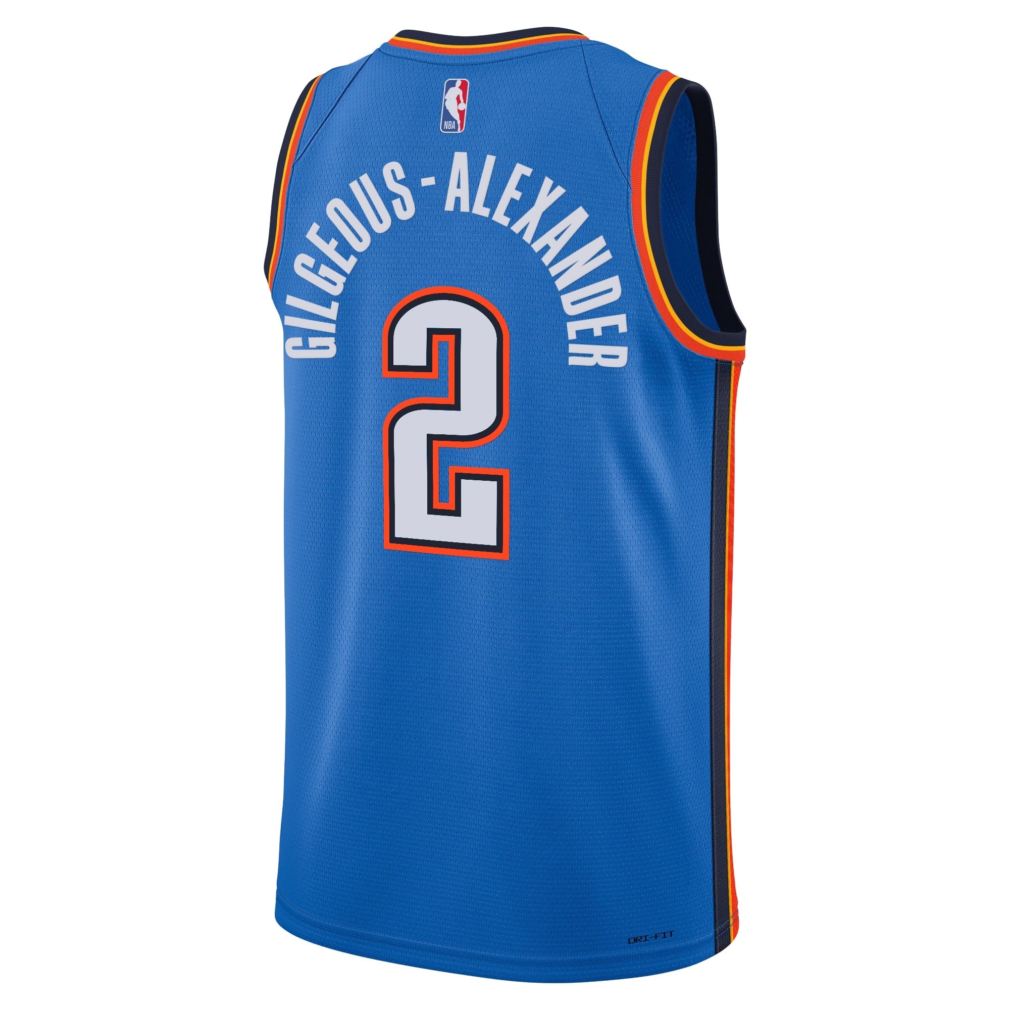 Oklahoma City Thunder Icon Edition Swingman Jersey Blue Shai Gilgeous-Alexander Youth