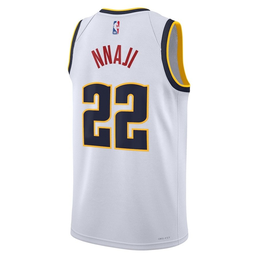 Zeke Nnaji 22 Denver Nuggets Unisex Swingman Jersey Association Edition White