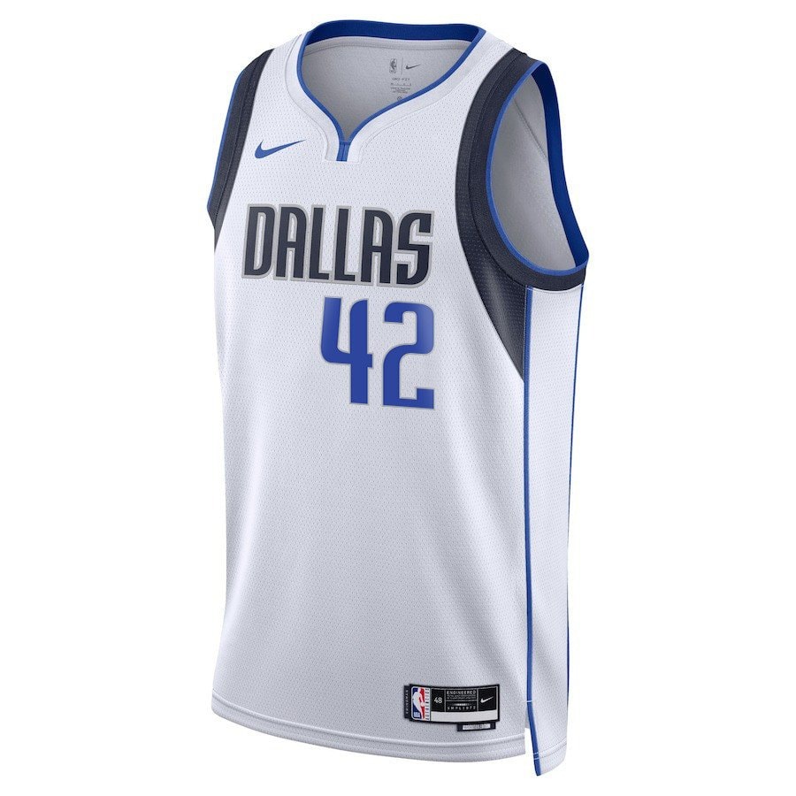 Maxi Kleber 42 Dallas Mavericks 2024 Finals Patch Swingman Jersey Association Edition White