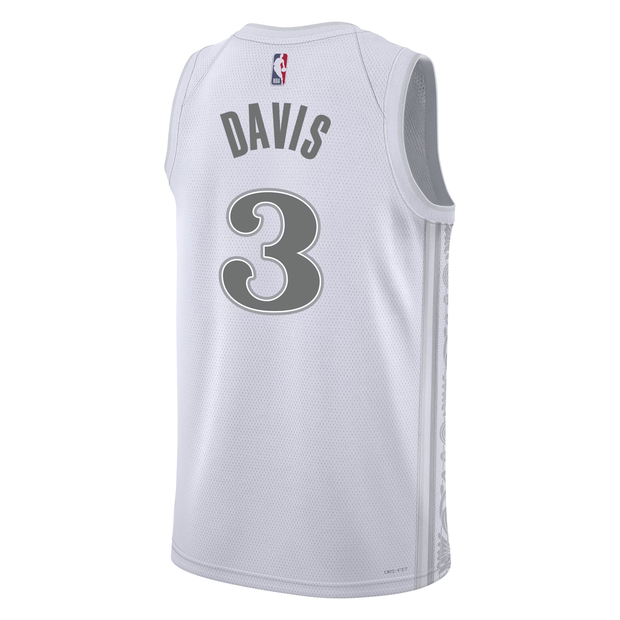 Anthony Davis 3 Dallas Mavericks 2024/25 City Edition Swingman Jersey White
