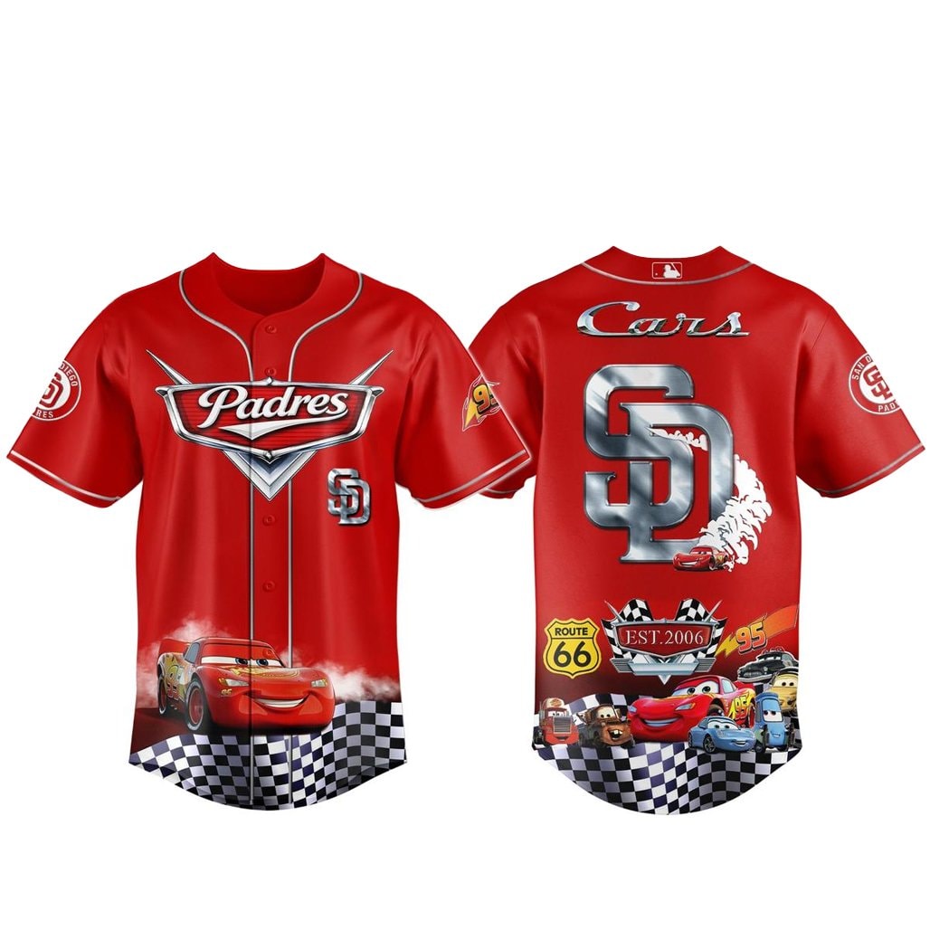 Baseball Team x Cars 20th Anniversary Baseball Jersey