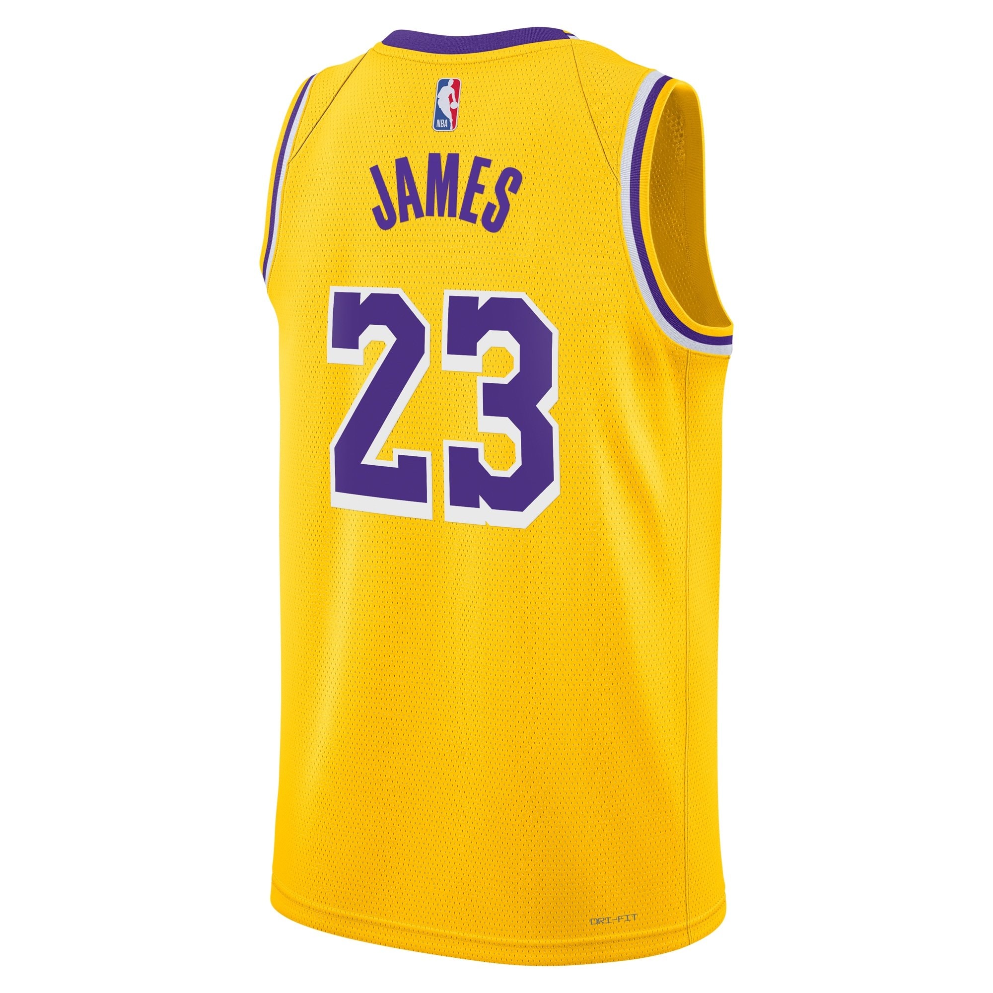 Los Angeles Lakers Icon Swingman Jersey Gold LeBron James Youth