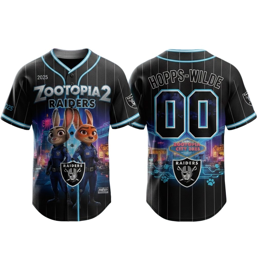 Football Team x Zootopia 2 Wilde Hopps Baseball Jersey 2025