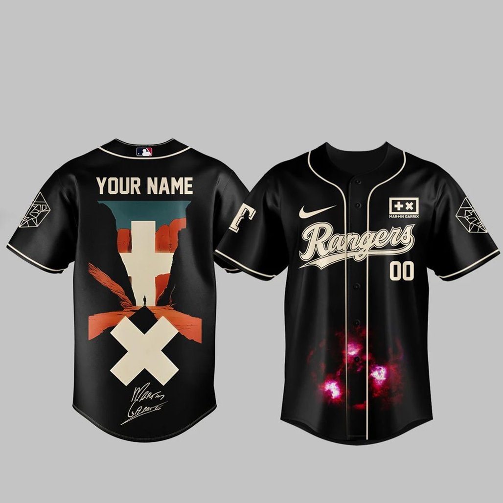 Custom Name and Number Baseball Team x Martin Garrix Americas Tour 2026 Baseball Jersey