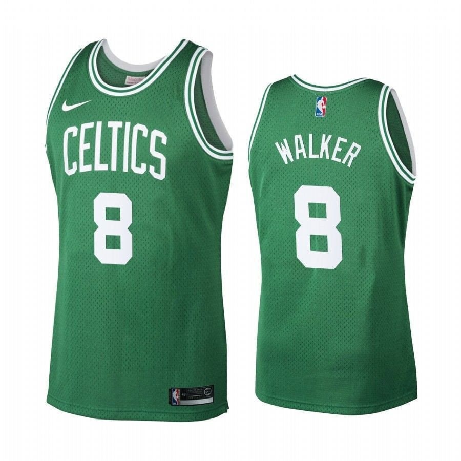 Men's Boston Celtics Kemba Walker Green Hardwood Classics Jersey - Size S-3XL