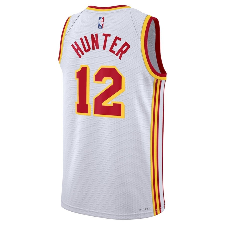 De'Andre Hunter 12 Atlanta Hawks Unisex Swingman Jersey Association Edition White