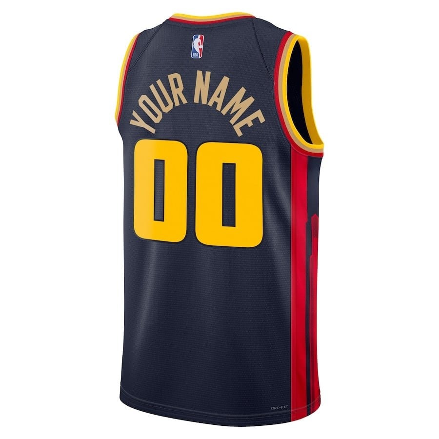 Golden State Warriors Unisex 2024/25 Custom Swingman Jersey City Edition Navy