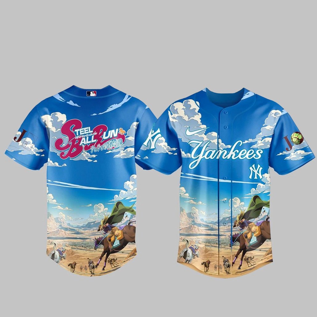 Baseball Team x Steel Ball Run 2026 Baseball Jersey Version 2