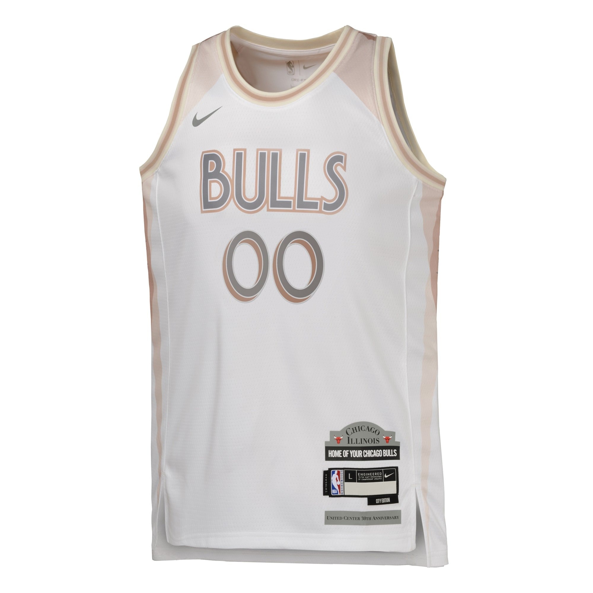 Chicago Bulls City Edition Swingman Jersey 2024 Custom Youth Multicolor Sizes S-3XL
