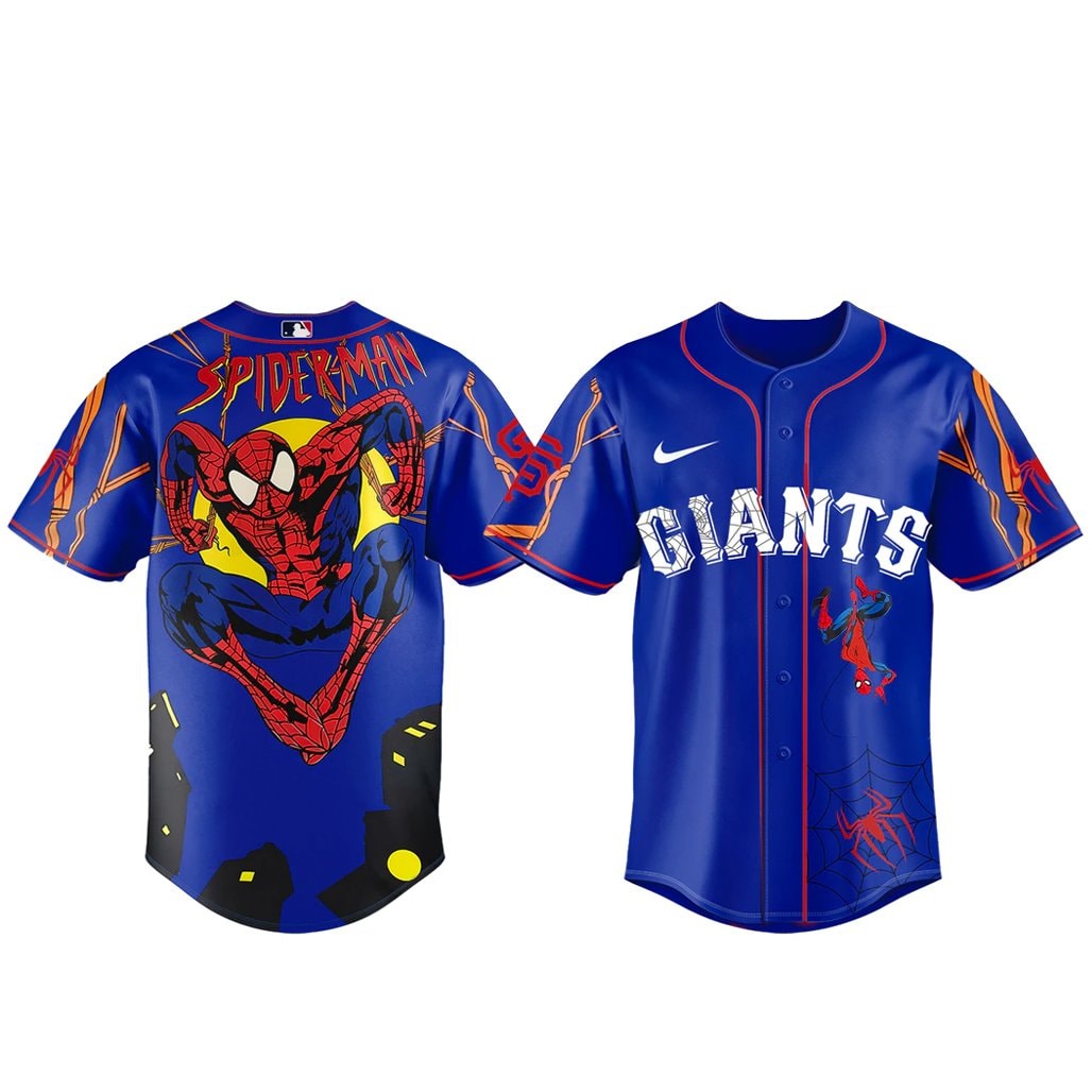 Baseball Team x Spider Man Brand New Day 2026 Baseball Jersey