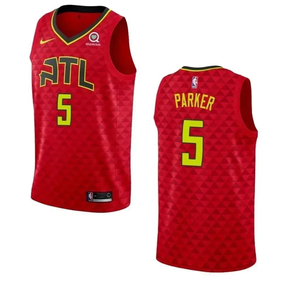 Men's Atlanta Hawks Jabari Parker Statement Swingman Jersey Red