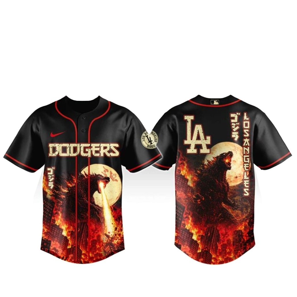 Baseball Team x Godzilla King of Monsters Baseball Jersey