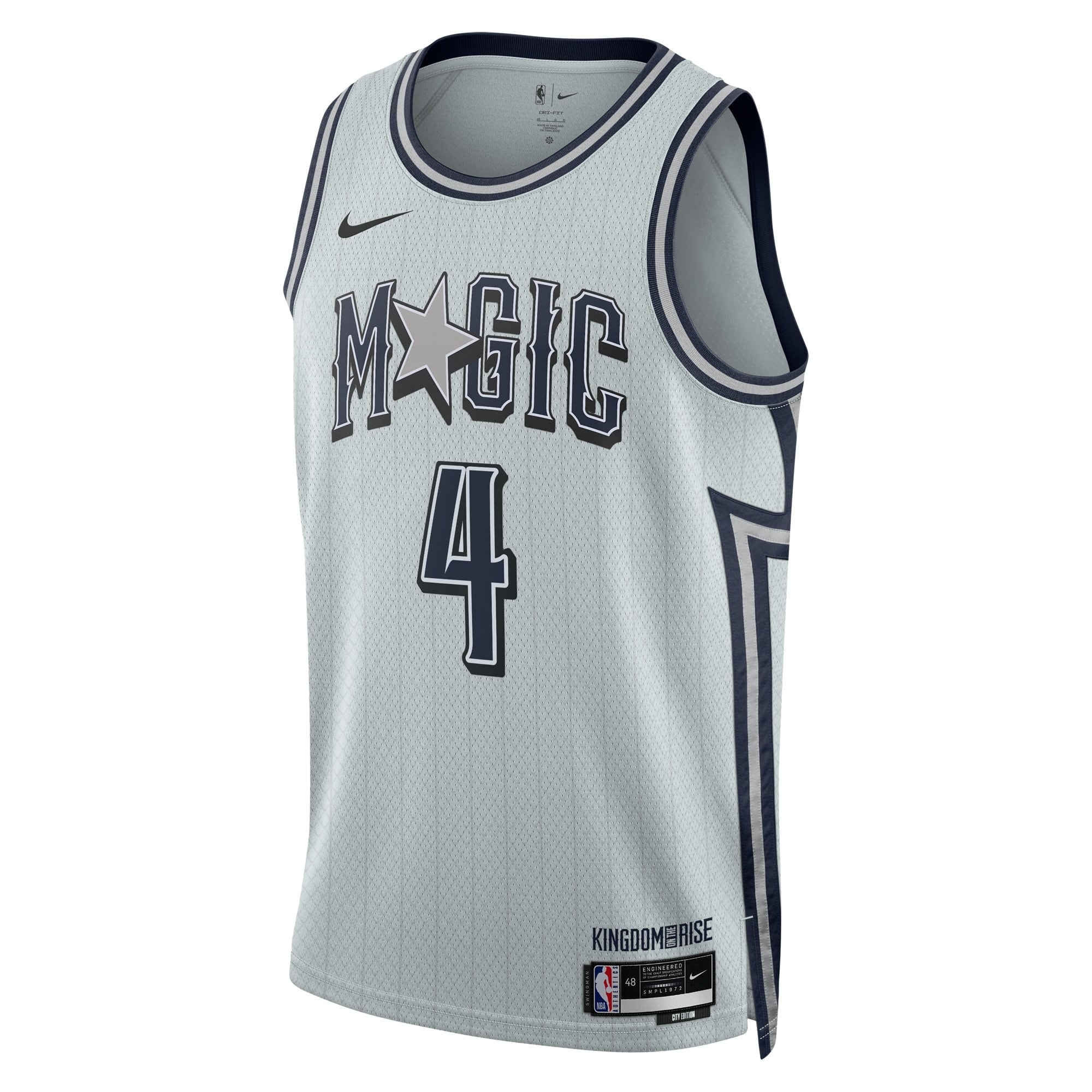 Orlando Magic 2024 City Edition Swingman Jersey Silver Jalen Suggs Unisex