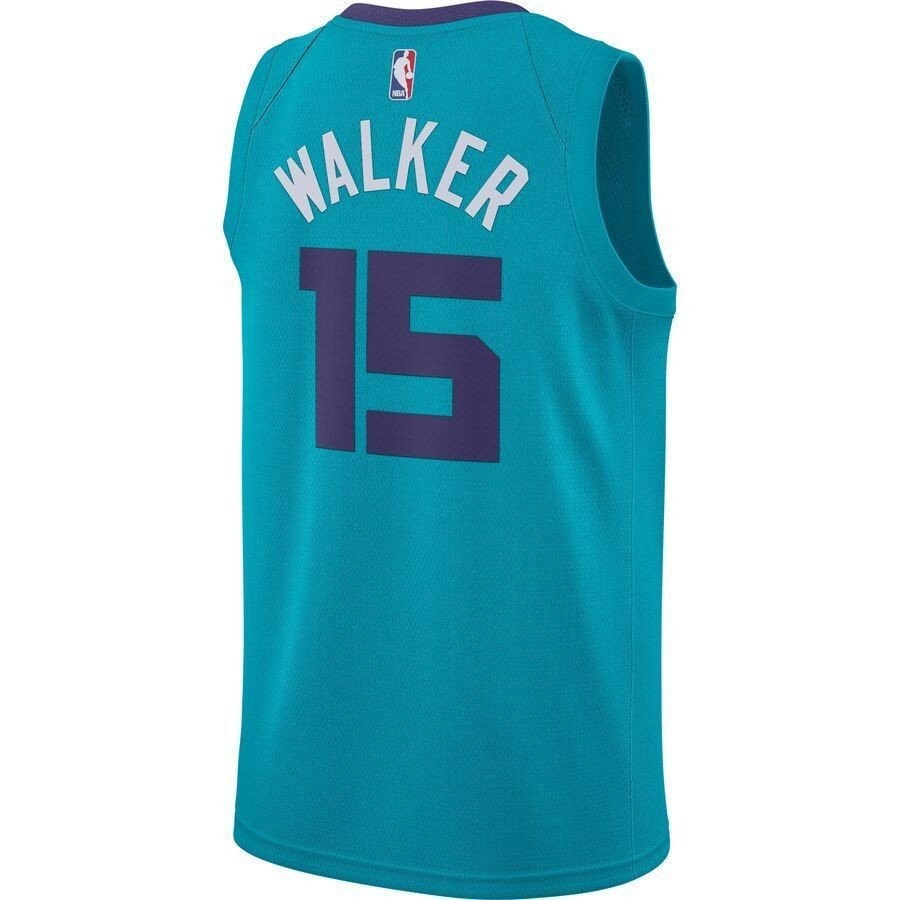 Kemba Walker Charlotte Hornets Swingman Jersey Teal Icon Edition - Unisex