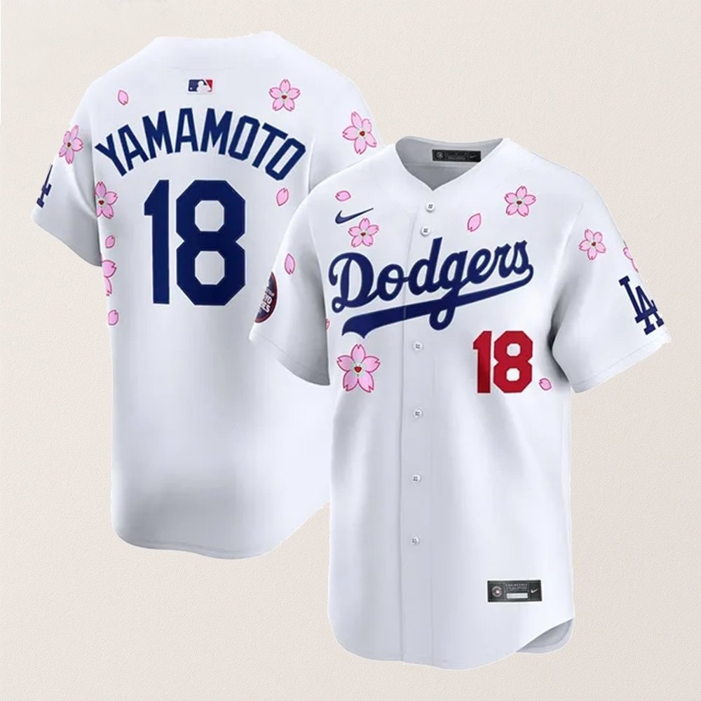 Baseball Team Yoshinobu Yamamoto Takashi Murakami Baseball Jersey