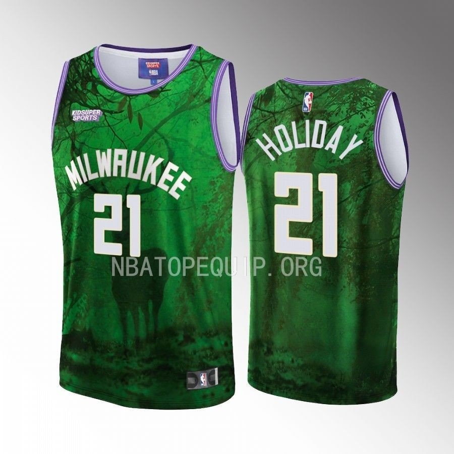 Jrue Holiday 21 Basketball Team Basketball & KidSuper Studios Unisex Hometown Jersey
