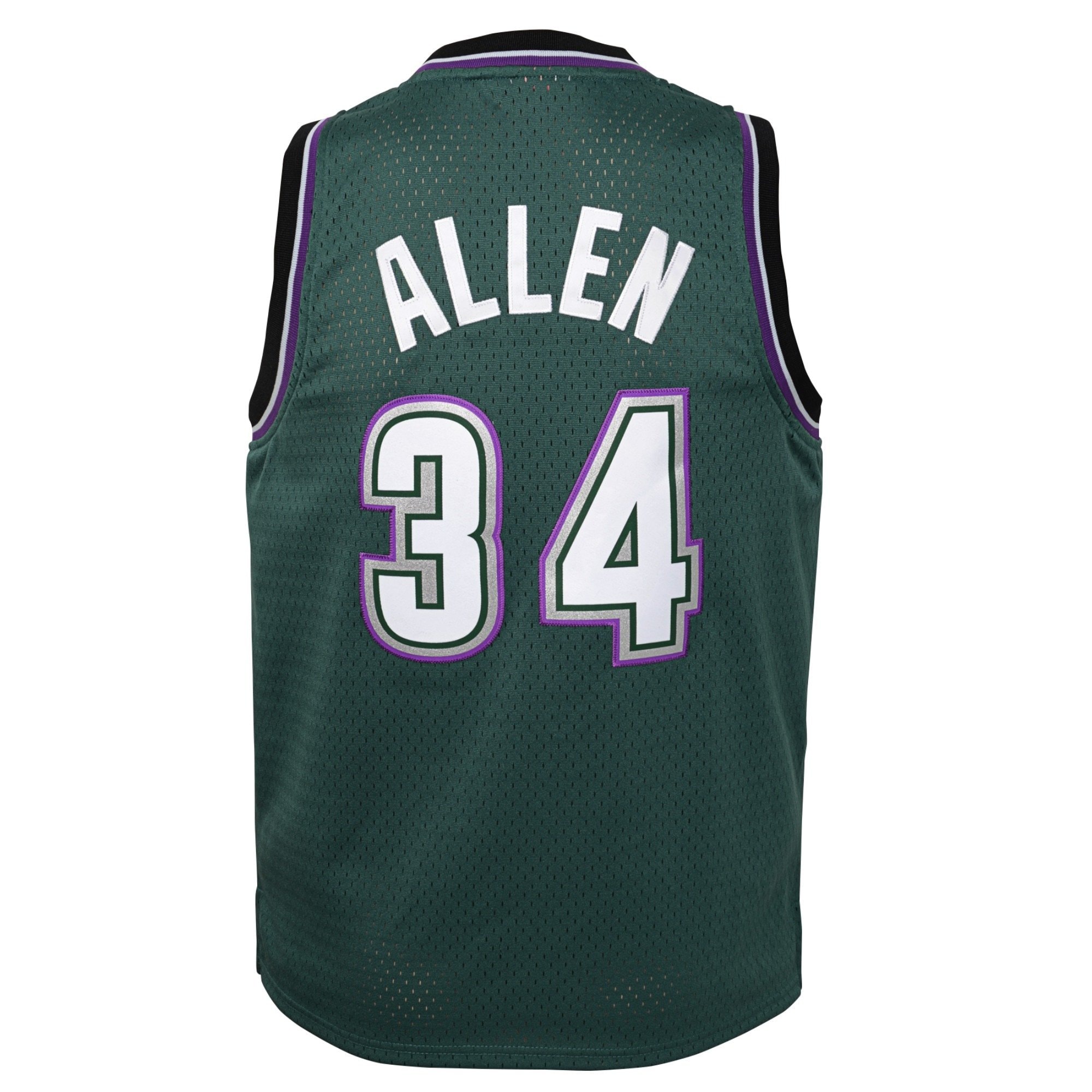 Milwaukee Bucks Ray Allen 1996-97 Hardwood Classics Swingman Jersey Youth Fir Green